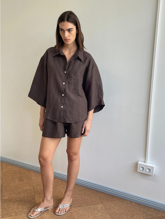 Deiji Studios Tops - Deiji Studios 03 - size s/m, bark, TOP ONLY